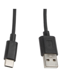 Lanberg CA-USBO-10CC-0010-BK cable USB USB 2.0 1 m USB A USB C Negro