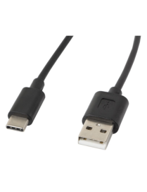 Lanberg CA-USBO-10CC-0018-BK cable USB USB 2.0 1,8 m USB A USB C Negro