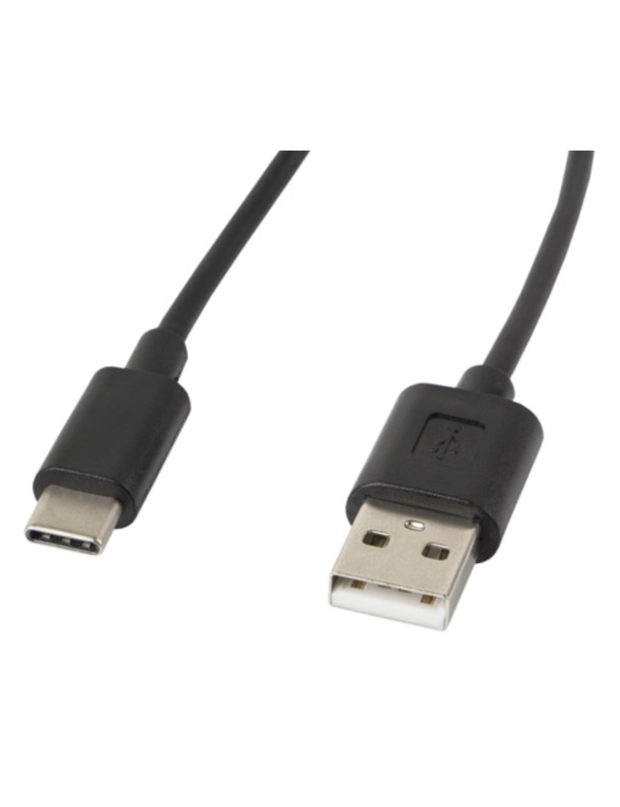 Lanberg CA-USBO-10CC-0018-BK cable USB USB 2.0 1,8 m USB A USB C Negro