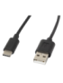 Lanberg CA-USBO-10CC-0018-BK cable USB USB 2.0 1,8 m USB A USB C Negro