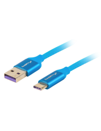 Lanberg CA-USBO-21CU-0010-BL cable USB USB 2.0 1 m USB A USB C Azul