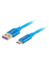 Lanberg CA-USBO-21CU-0010-BL cable USB USB 2.0 1 m USB A USB C Azul