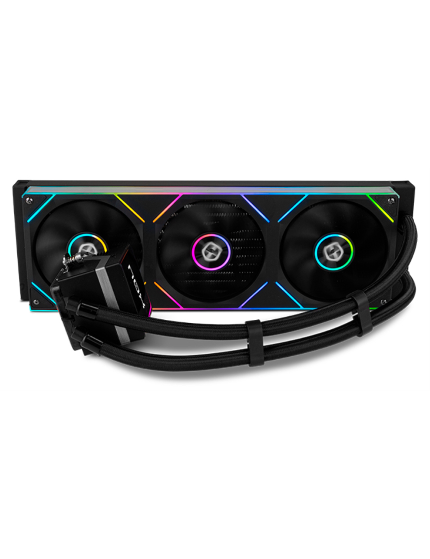NOX Hummer M-360 LCD|Kit RL Magnético ARGB Negro