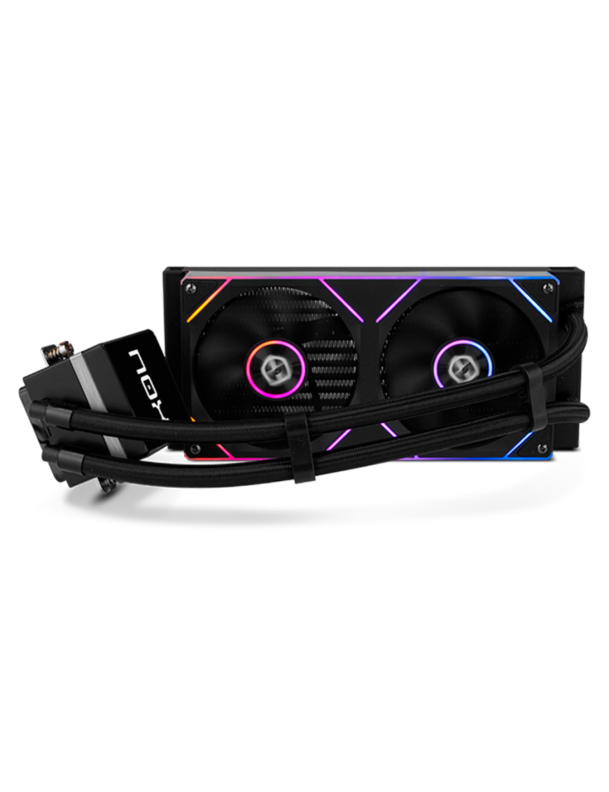 NOX Hummer M-240 LCD|Kit RL Magnético ARGB Negro