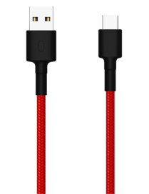 Xiaomi SJV4110GL cable USB 1 m USB A USB C Negro, Rojo