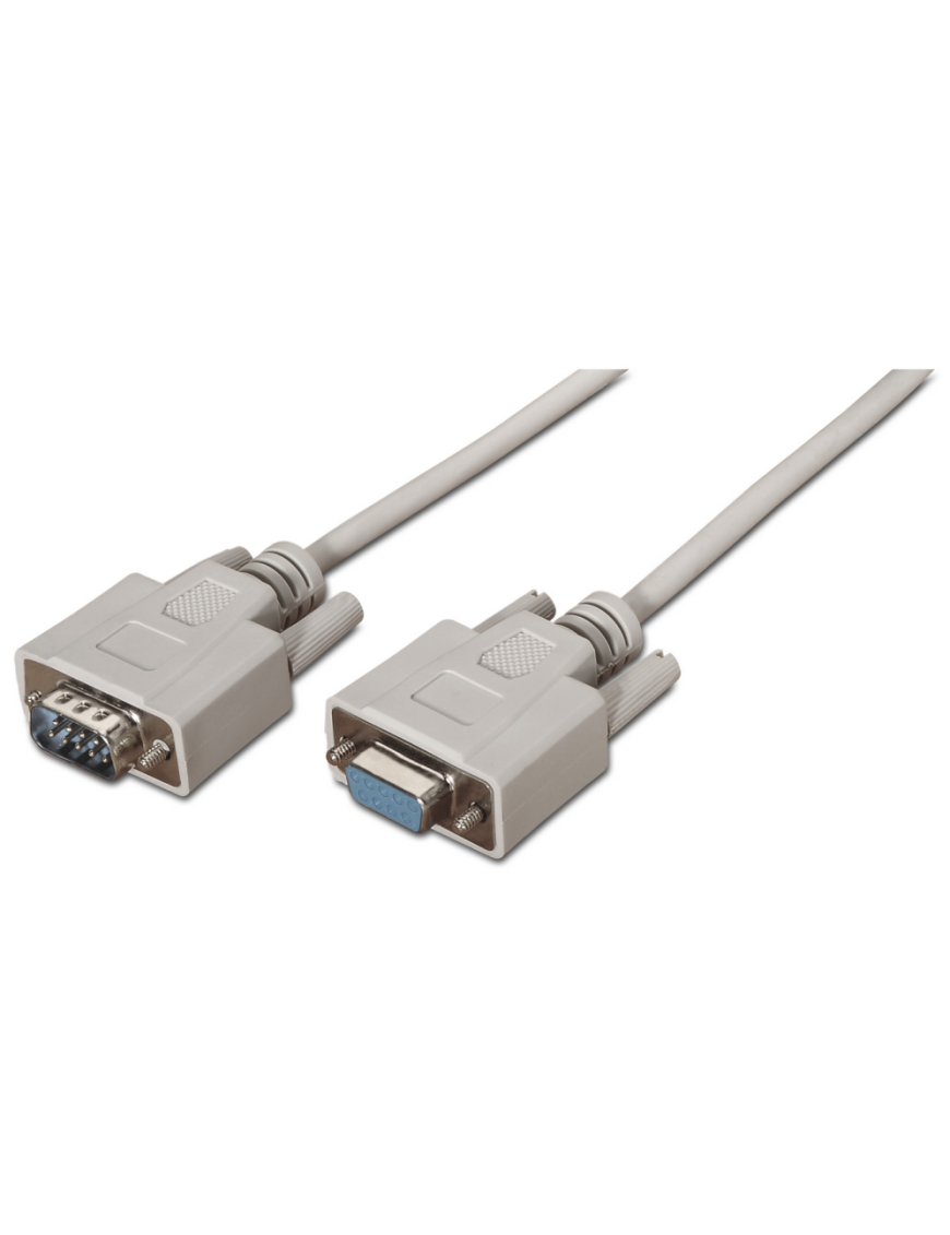 AISENS A112-0065 cable de serie Beige 1,8 m DB9