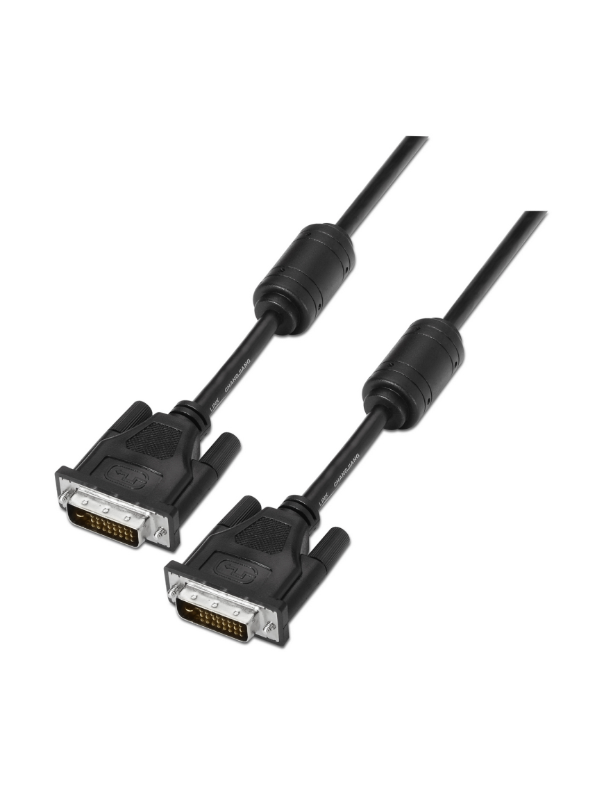 AISENS A117-0089 cable DVI 1,8 m DVI-D Negro