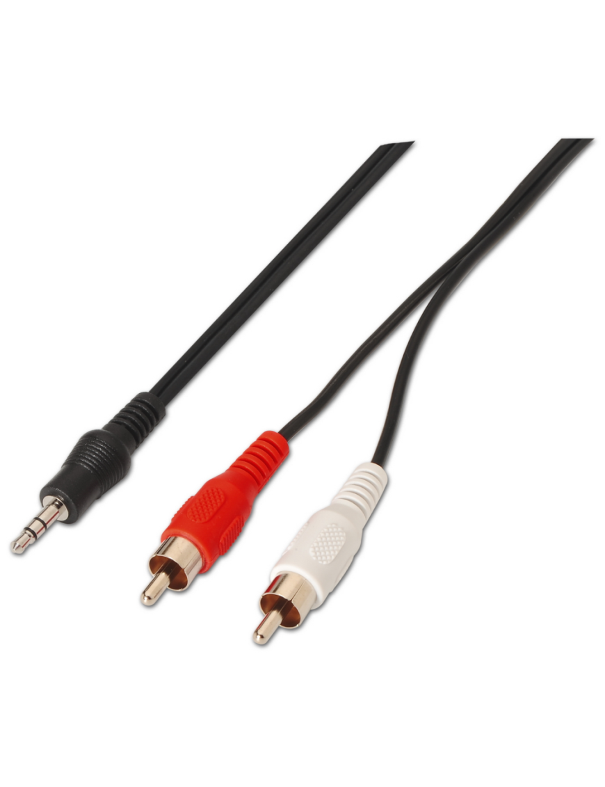 AISENS A128-0147 cable de audio 1,5 m 3,5mm 2 x RCA Negro