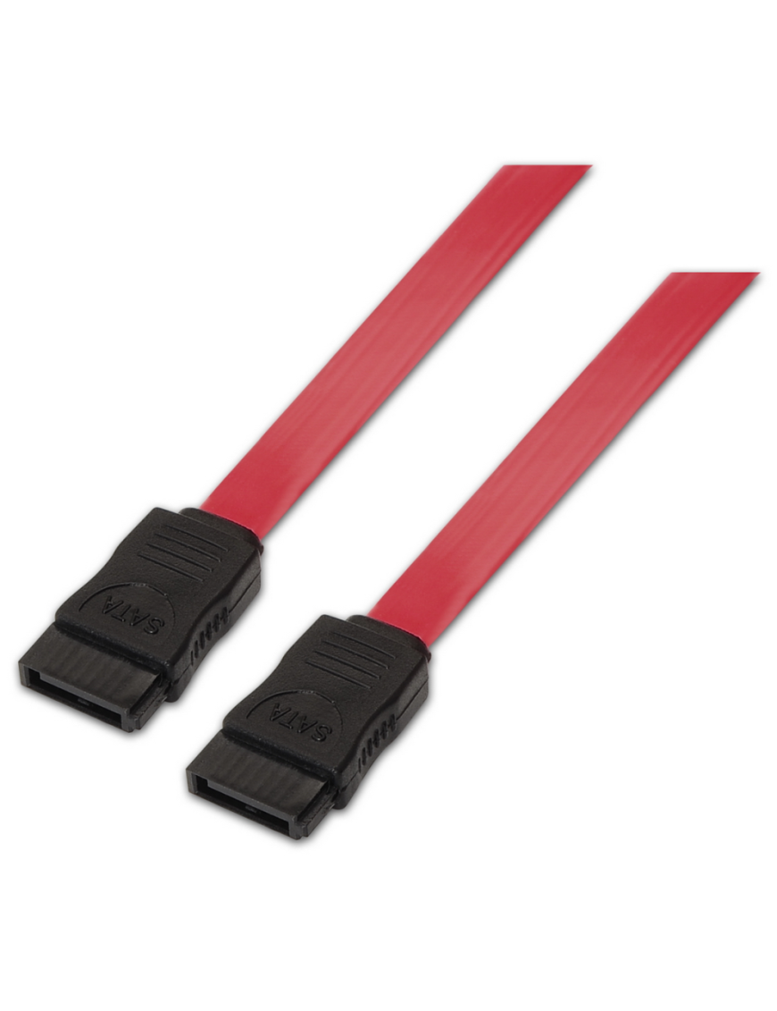 AISENS A130-0153 cable de SATA 0,5 m SATA 7-pin Negro, Rojo