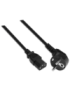 AISENS A132-0168 cable de transmisión Negro 3 m CEE7/7 C13 acoplador
