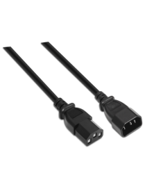 AISENS A132-0171 cable de transmisión Negro 1,5 m C13 acoplador C14 acoplador