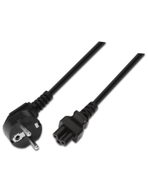 AISENS A132-0172 cable de transmisión Negro 1,5 m CEE7/7 C5 acoplador