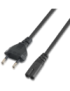 AISENS A132-0173 cable de transmisión Negro 1,5 m CEE7/7 C7 acoplador