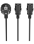 AISENS A132-0864 cable de transmisión 3 m CEE7/7 Acoplador C13 2 x