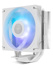 NOX Hummer NXHUMMERR400ARGBWH sistema de refrigeración para ordenador Procesador Ventilador 12 cm Blanco