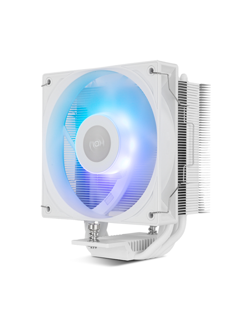 NOX Hummer NXHUMMERR400ARGBWH sistema de refrigeración para ordenador Procesador Ventilador 12 cm Blanco