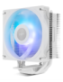 NOX Hummer NXHUMMERR400ARGBWH sistema de refrigeración para ordenador Procesador Ventilador 12 cm Blanco
