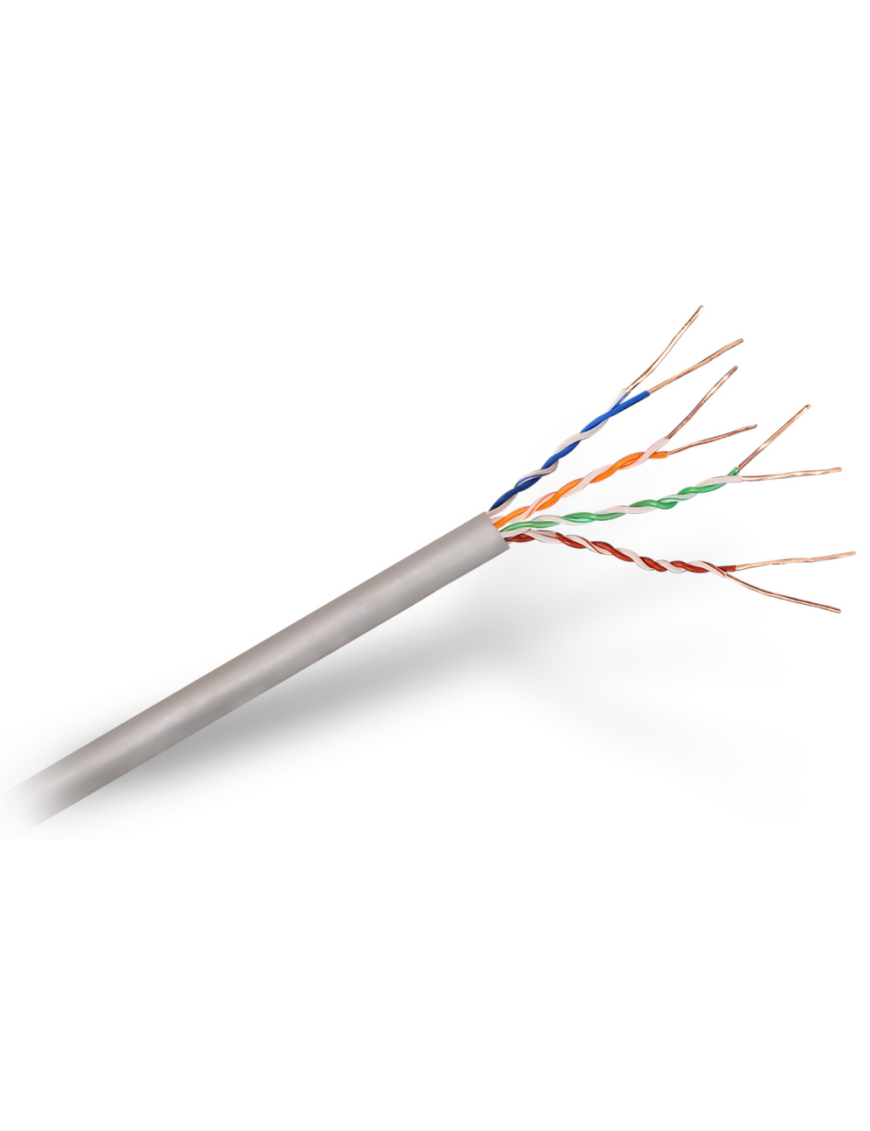 AISENS A133-0208 cable de red Gris 100 m Cat5e U/UTP (UTP)