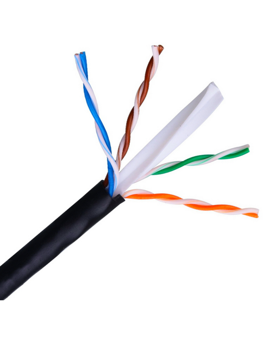 AISENS A135-0263 cable de red Negro 100 m Cat6 U/UTP (UTP)