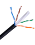 AISENS A135-0263 cable de red Negro 100 m Cat6 U/UTP (UTP)