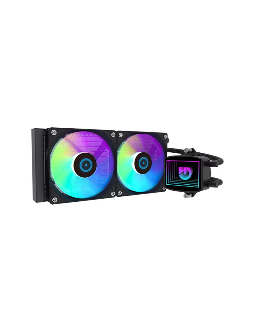 Hiditec LDCR10004 sistema de refrigeración para ordenador Procesador Sistema de refrigeración líquida todo en uno 12 cm Negro 1