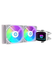 Hiditec LDCR10003 sistema de refrigeración para ordenador Procesador Sistema de refrigeración líquida todo en uno 12 cm Blanco 1
