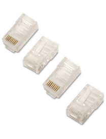 AISENS A138-0290 conector RJ-45 Transparente