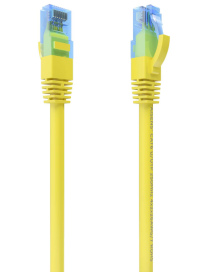 AISENS Cable De Red Latiguillo RJ45 Cat.6 UTP AWG26 CCA, Amarillo, 1.0 m