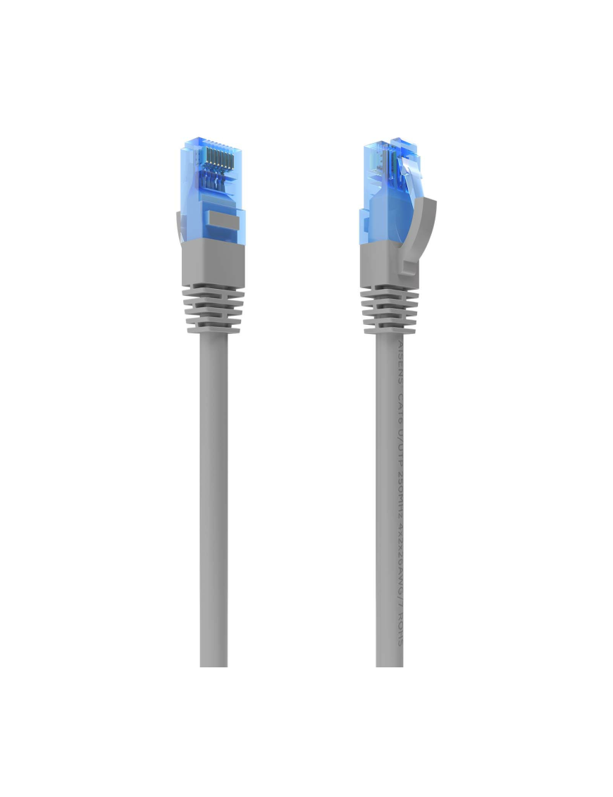 AISENS Cable De Red Latiguillo RJ45 Cat.6 UTP AWG26 CCA, Gris, 3.0 m