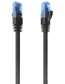 AISENS Cable De Red Latiguillo RJ45 Cat.6 UTP AWG26 CCA, Negro, 3.0 m
