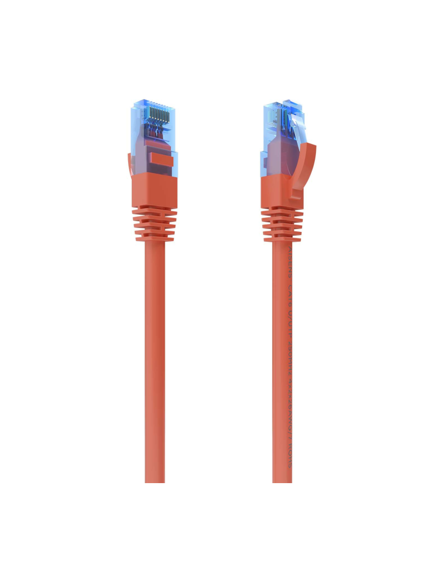 AISENS Cable De Red Latiguillo RJ45 Cat.6 UTP AWG26 CCA, Rojo, 3.0 m