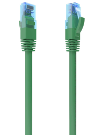 AISENS Cable De Red Latiguillo RJ45 Cat.6 UTP AWG26 CCA, Verde, 3.0 m