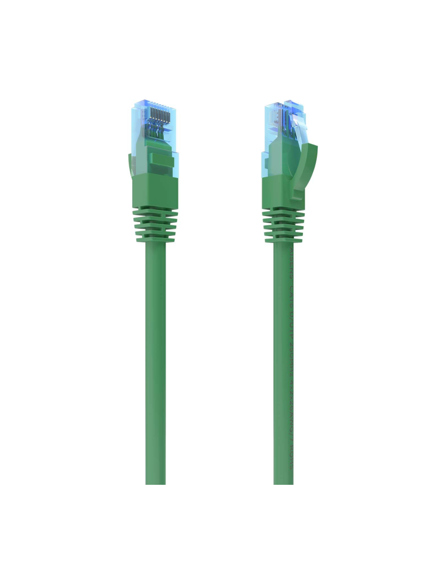 AISENS Cable De Red Latiguillo RJ45 Cat.6 UTP AWG26 CCA, Verde, 3.0 m