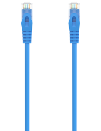 AISENS Cable de Red Latiguillo RJ45 LSZH Cat.6A 500 Mhz UTP AWG24, Azul, 2.0M
