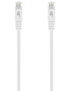 AISENS Cable de Red Latiguillo RJ45 LSZH Cat.6A 500 Mhz UTP AWG24, Blanco, 2.0M