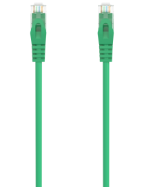 AISENS Cable de Red Latiguillo RJ45 LSZH Cat.6A 500 Mhz UTP AWG24, Verde, 1.0M