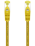 AISENS Cable De Red Latiguillo RJ45 LSZH Cat.7 600 MHz S/FTP PIMF AWG26, Amarillo, 0.5 m