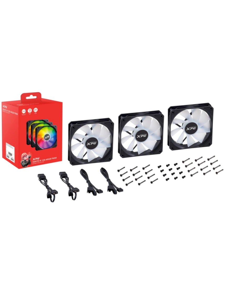 XPG VENTO R 120 ARGB PWM Carcasa del ordenador Ventilador 12 cm 1 pieza(s)