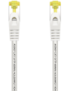 AISENS Cable De Red Latiguillo RJ45 LSZH Cat.7 600 MHz S/FTP PIMF AWG26, Blanco, 0.5 m