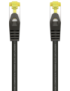 AISENS Cable De Red Latiguillo RJ45 LSZH Cat.7 600 MHz S/FTP PIMF AWG26, Negro, 2.0 m