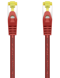 AISENS Cable De Red Latiguillo RJ45 LSZH Cat.7 600 MHz S/FTP PIMF AWG26, Rojo, 2.0 m
