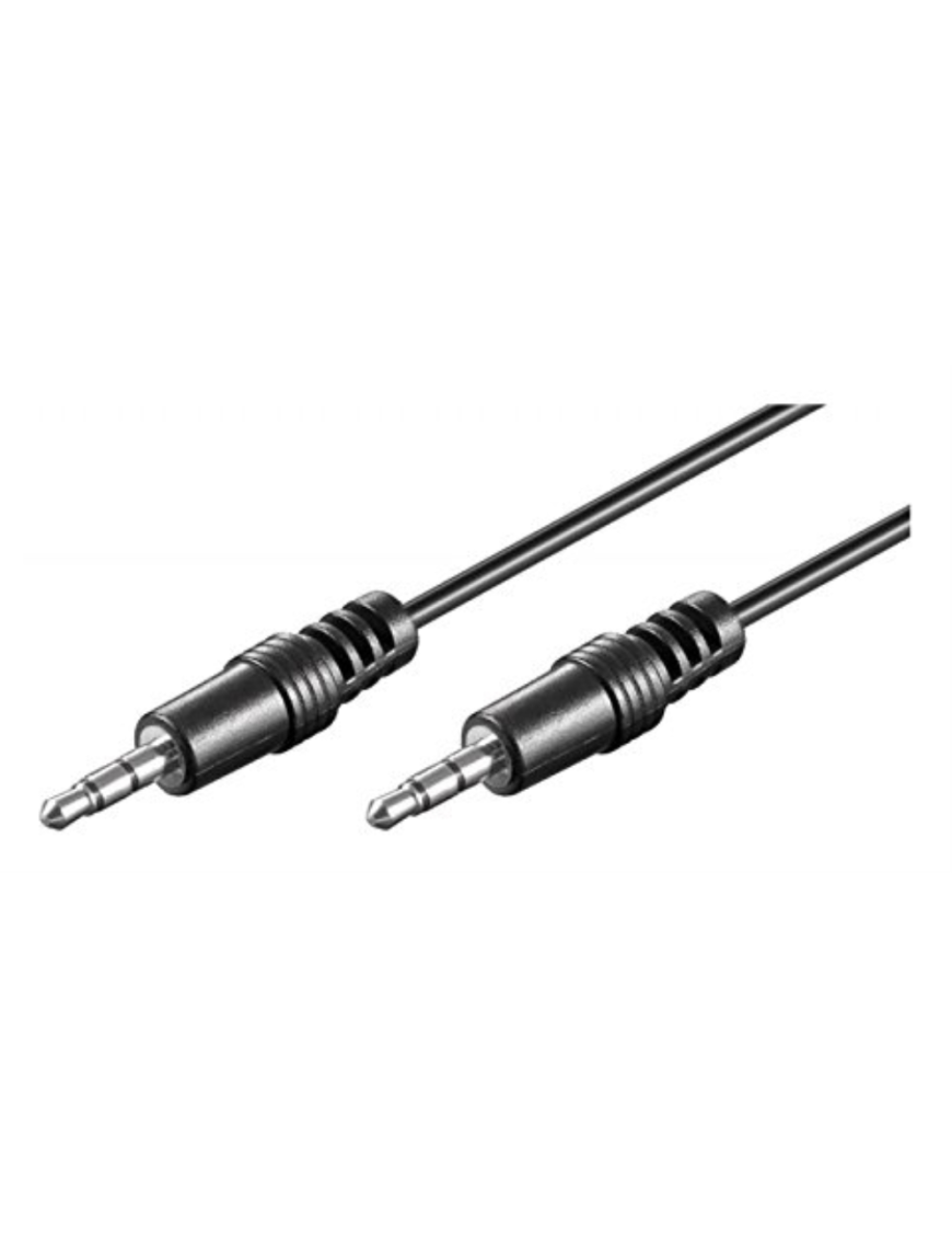 Ewent EC1606 cable de audio 2 m 3,5mm Negro