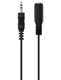 Ewent EC1650 cable de audio 2 m 3,5mm Negro