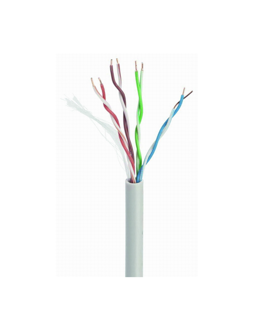 Gembird CAT5e UTP 100m cable de red Gris U/UTP (UTP)
