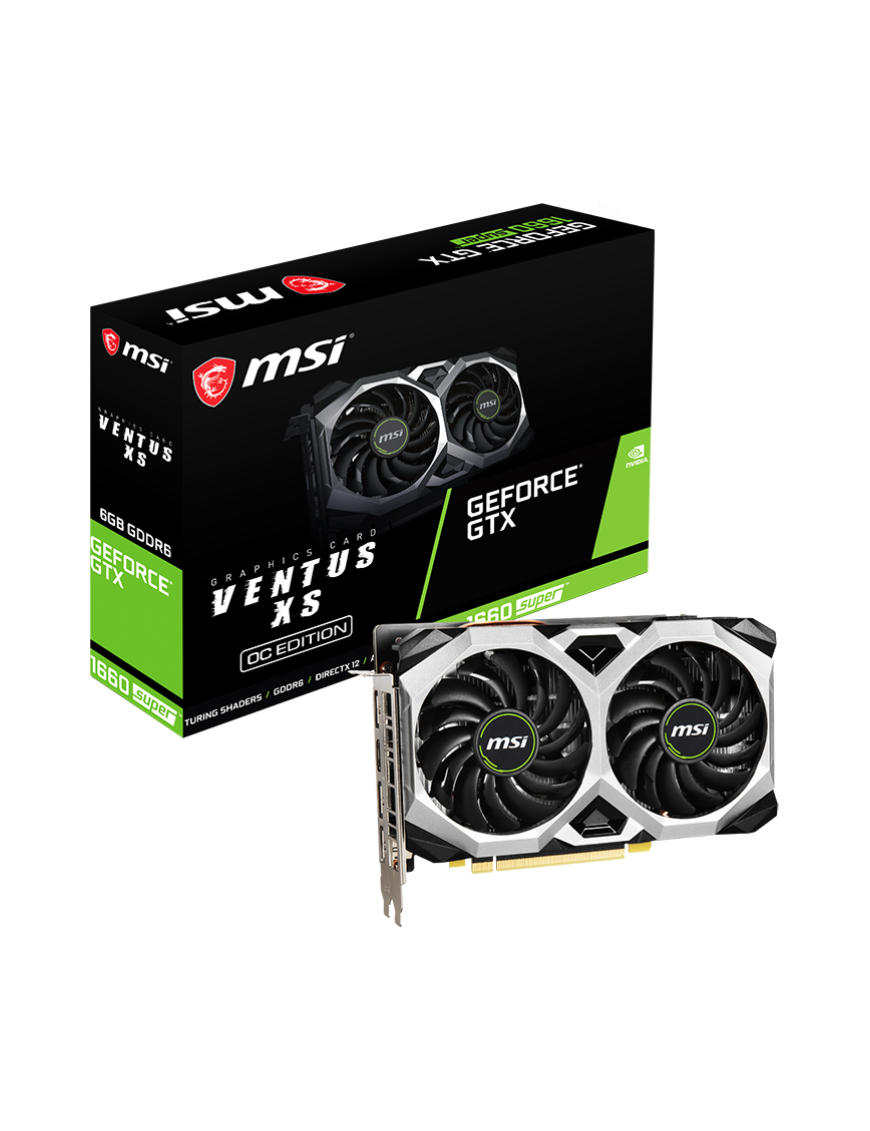 MSI 912-V375-281 tarjeta gráfica NVIDIA GeForce GTX 1660 SUPER 6 GB GDDR6