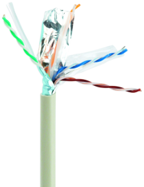 Gembird CAT6 FTP 100m cable de red Gris F/UTP (FTP)