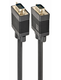 Gembird CC-PPVGA-5M-B cable VGA VGA (D-Sub) Negro