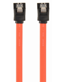 Gembird CC-SATAM-DATA cable de SATA 0,5 m Negro, Rojo
