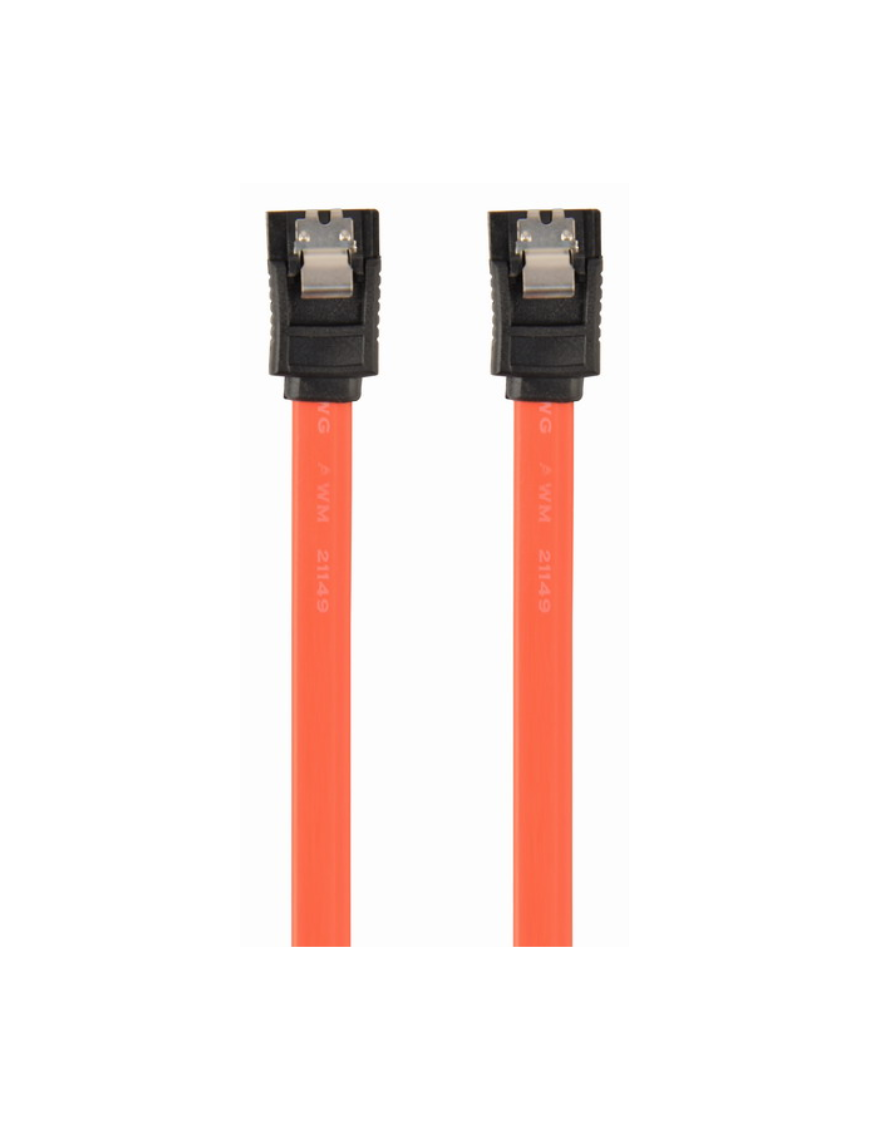 Gembird CC-SATAM-DATA cable de SATA 0,5 m Negro, Rojo