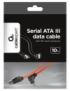 Gembird CC-SATAM-DATA90 cable de SATA 0,5 m Negro, Rojo